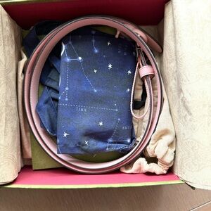 Gucci Pink Leather Belt